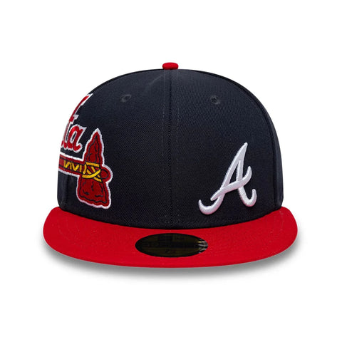 New Era Cappello unisex Atlanta Braves Multi Logo Satin Lined