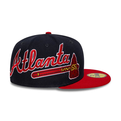 New Era Cappello unisex Atlanta Braves Multi Logo Satin Lined