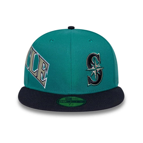 New Era Cappello unisex Seattle Mariners Multi Logo Satin Lined