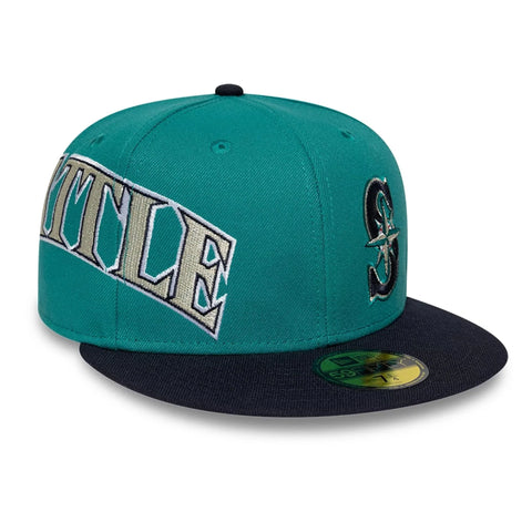 New Era Cappello unisex Seattle Mariners Multi Logo Satin Lined