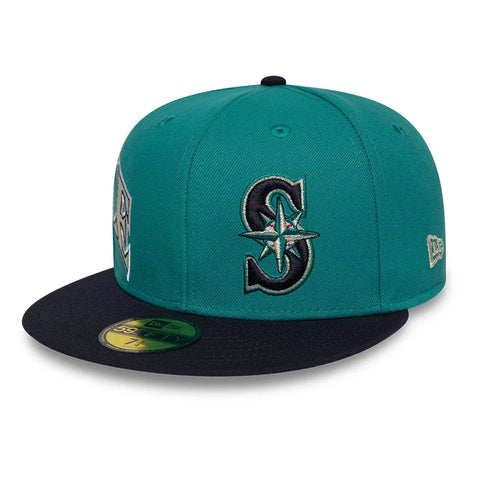 New Era Cappello unisex Seattle Mariners Multi Logo Satin Lined