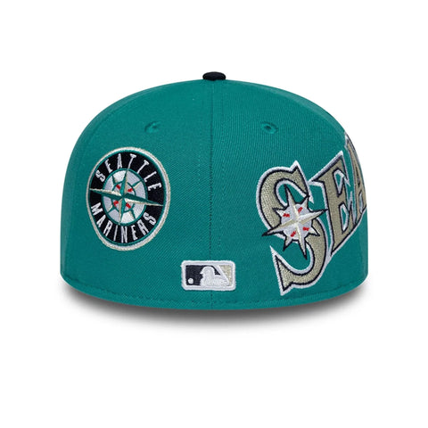 New Era Cappello unisex Seattle Mariners Multi Logo Satin Lined