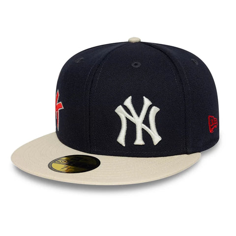 New Era Cappello unisex New York Yankees Multi Logo Satin Lined