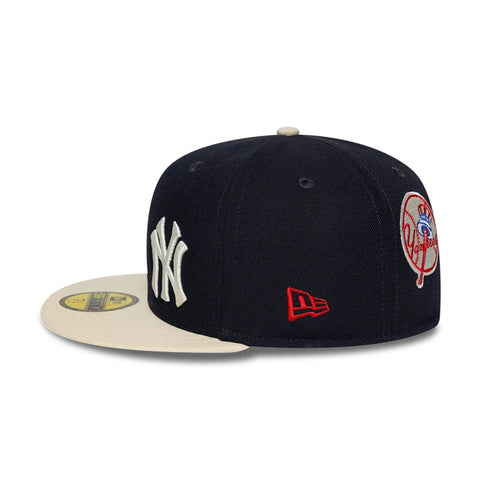 New Era Cappello unisex New York Yankees Multi Logo Satin Lined