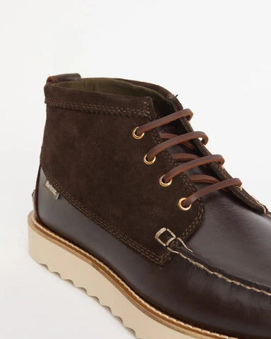 Barbour Stivaletti da uomo in pelle e camoscio Chukka Hadston
