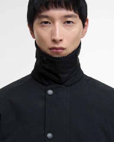 Barbour Giacca da uomo imbottita Transport nera