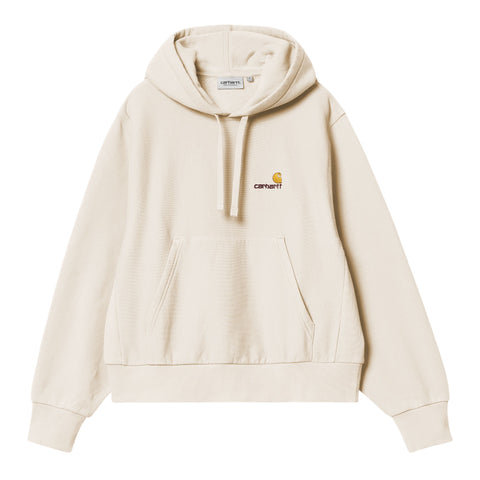 Carhartt Wip Felpa da donna con cappuccio American Script Beige