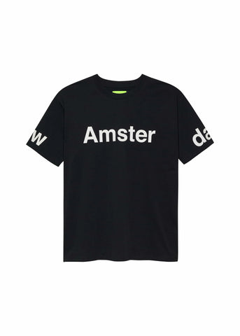 New Amsterdam T-Shirt uomo manica corta Big Logo Nera