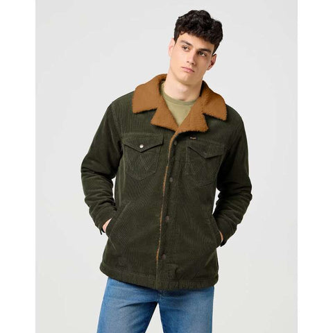 Wrangler Men's Corduroy Jacket Fur Lining 112371443