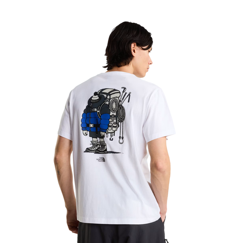 The North Face T-Shirt da uomo manica corta Gear up get out bianca