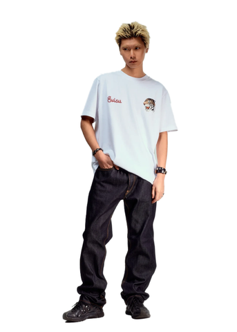 Evisu Jeans da uomo Daicock Print Baggy 2000