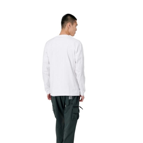 Carhartt Wip T-Shirt da uomo manica lunga Chase bianca