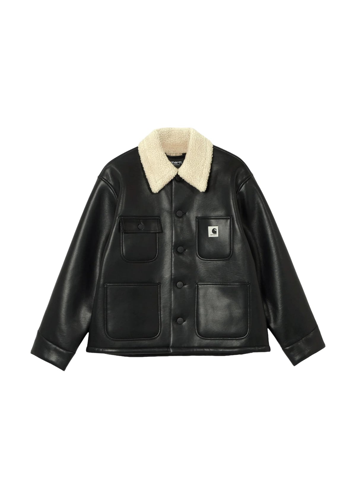 Carhartt Wip Giacca da donna in ecopelle Shepton OG Michigan nera