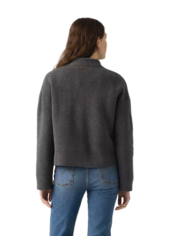 Levi's Maglia da donna scollo a V Super Soft grigia