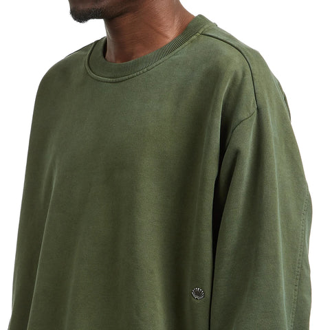 New Amsterdam Felpa girocollo da uomo Inflatable verde