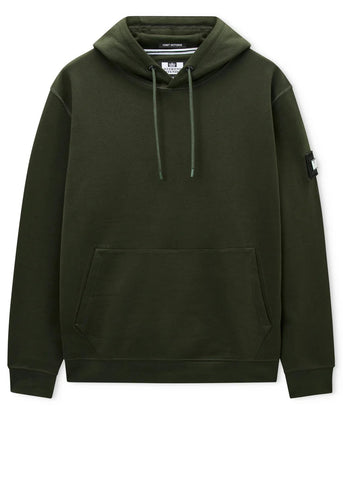 Weekend Offender Felpa da uomo con cappuccio Oulton verde