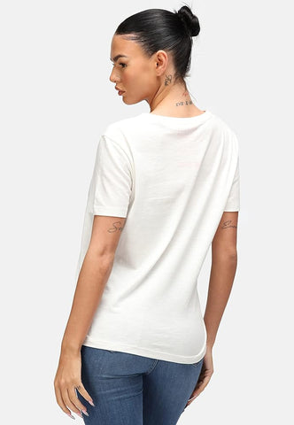 Recovered R-Shirt Women's Short Sleeve Widow White