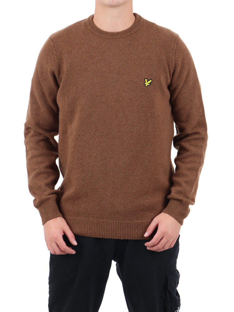 Lyle & Scott Crew Neck Labswool Blend Jumper KN921VF-X192