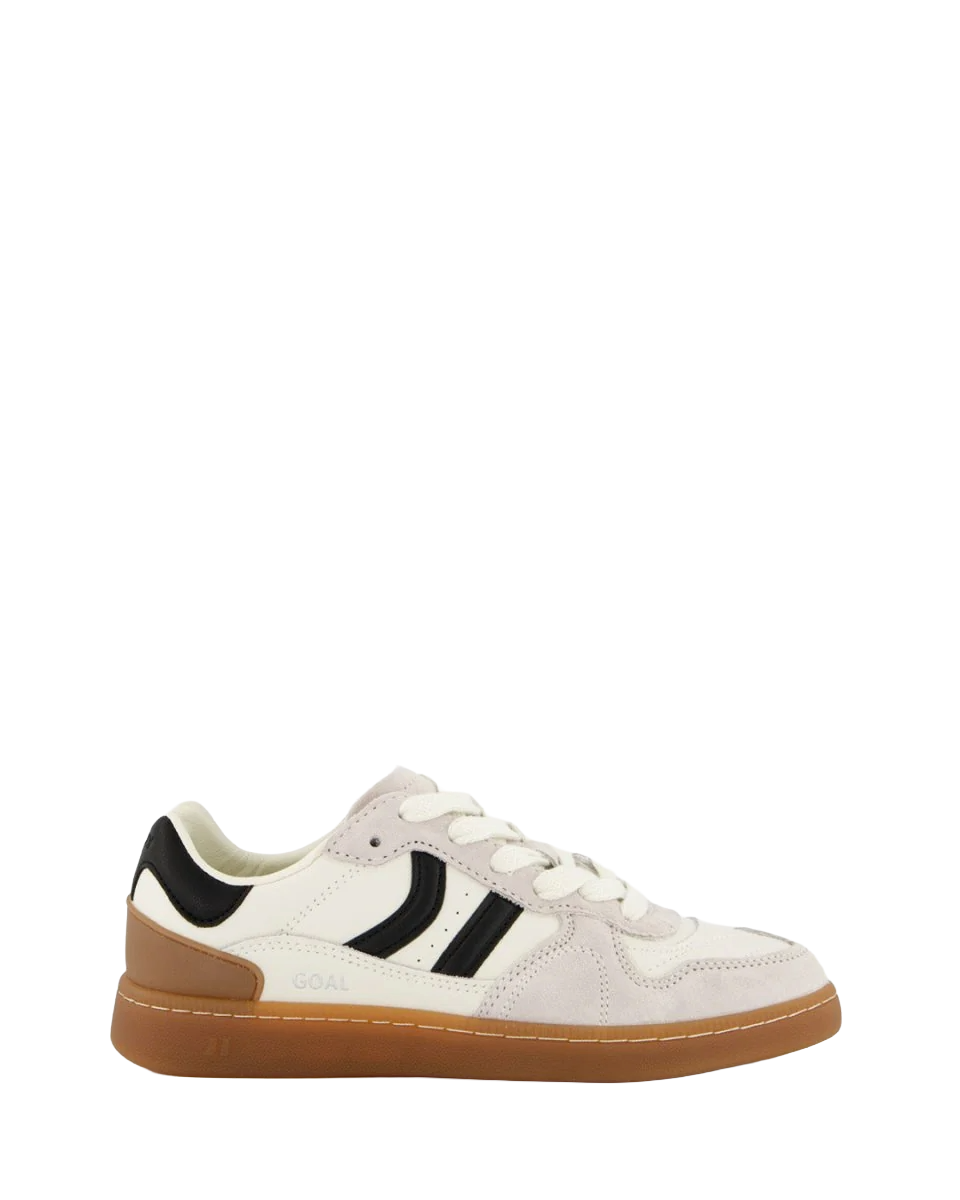 Coolway Sneaker in pelle unisex Goal Black & White
