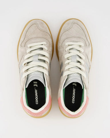 Coolway Sneaker donna in pelle scamosciata Goal ghiaccio