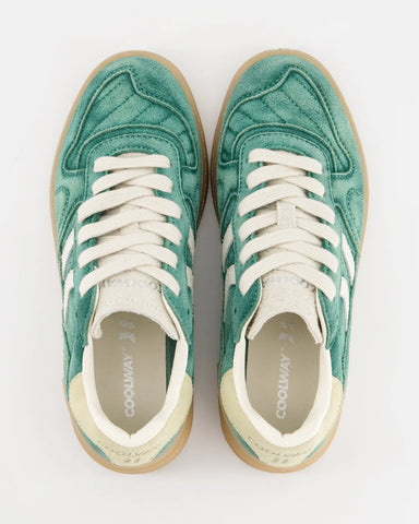 Coolway Sneaker in pelle unisex Goal  verde