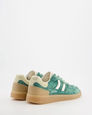 Coolway Sneaker in pelle unisex Goal  verde
