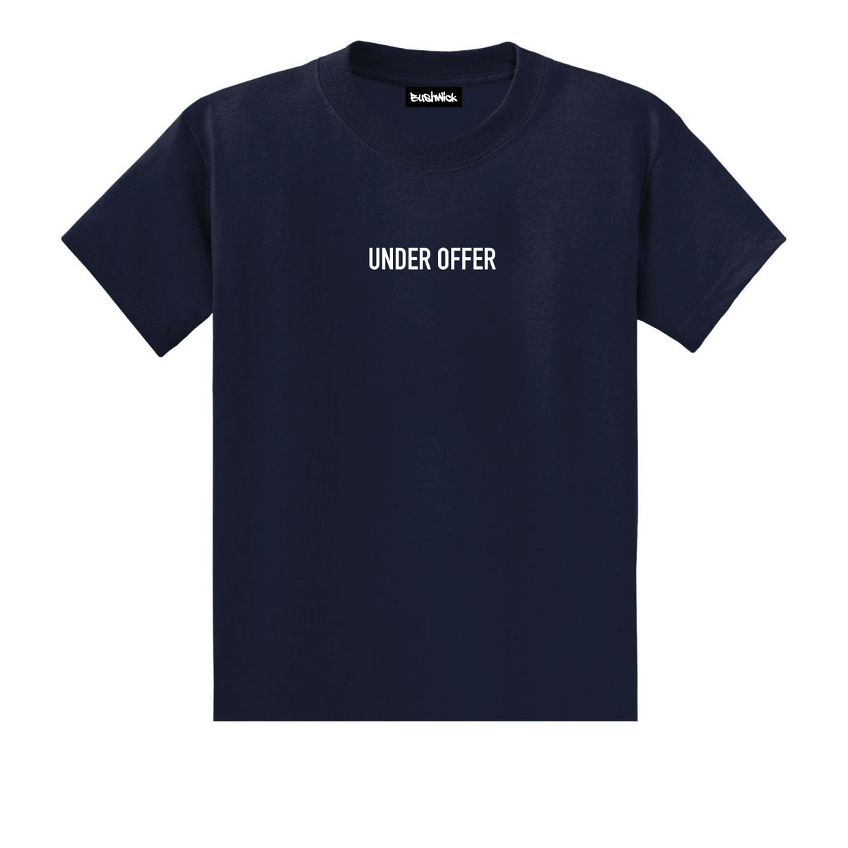 Bushwick T-Shirt uomo Slogan blu