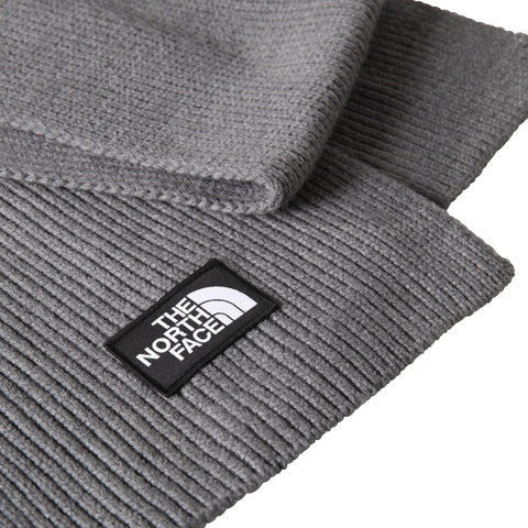 The North Face Sciarpa Uomo Logo Box Grigia