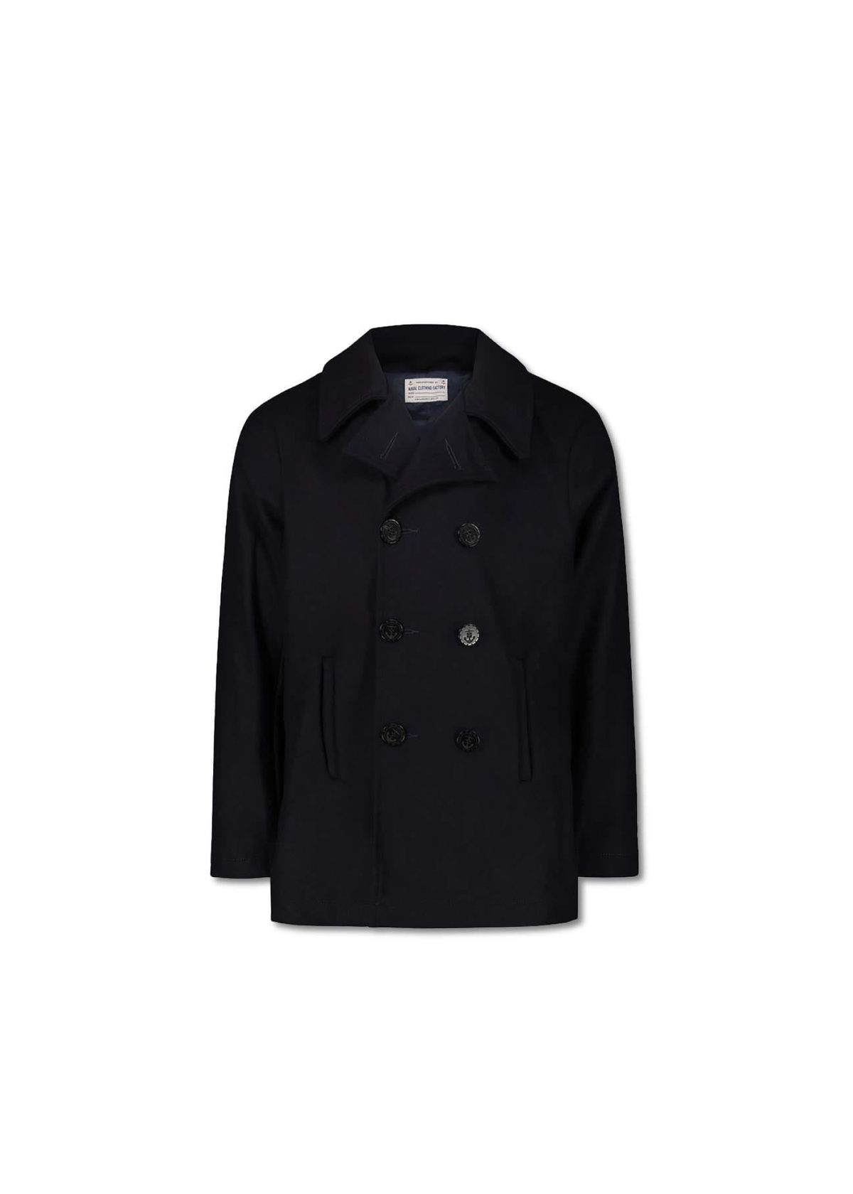 Chesapeake's Cappotto uomo doppiopetto in Lana Wool Peacoat blu