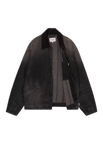 Carhartt Wip Giacca da uomo OG Detroit nera sfumata