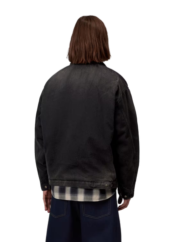 Carhartt Wip Giacca da uomo OG Detroit nera sfumata