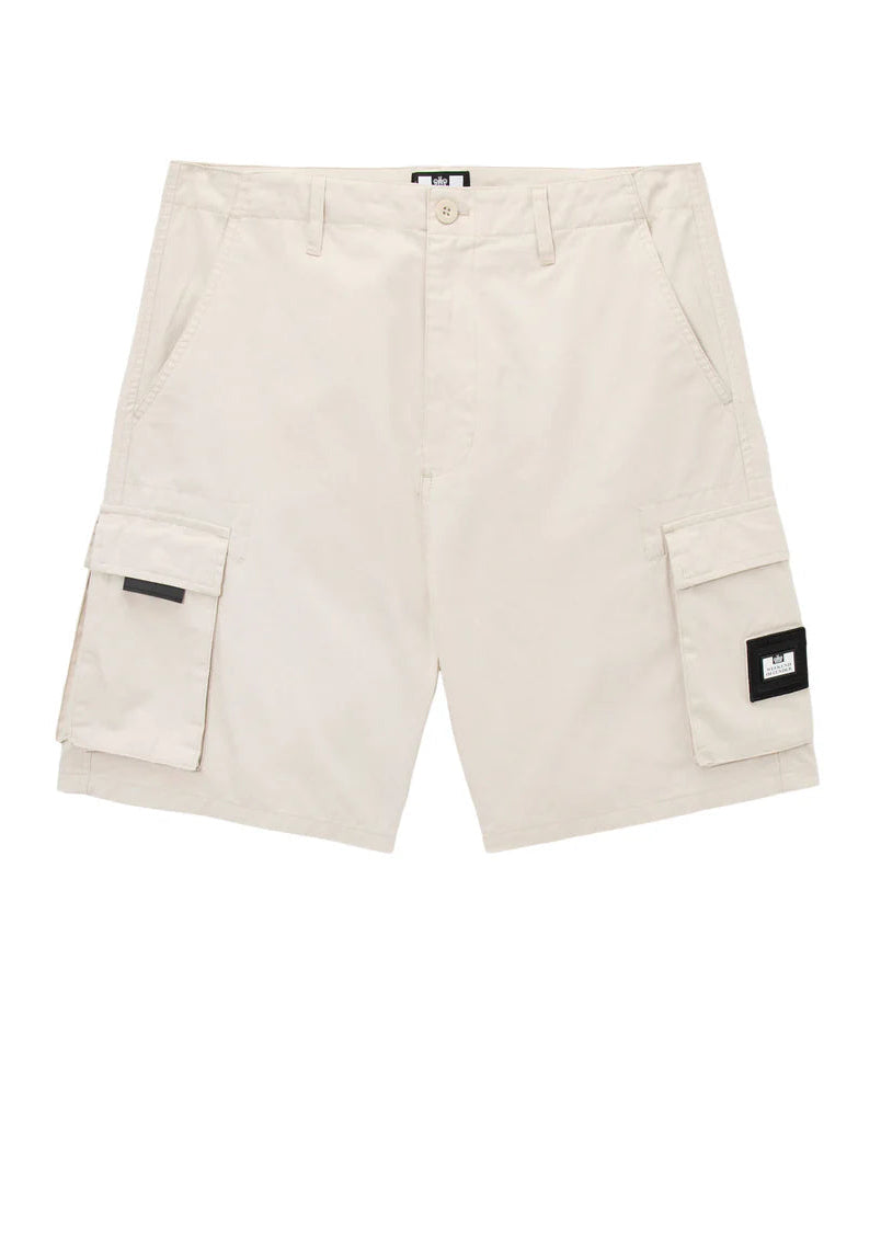 Weekend Offender Men's Cream Mascia Cargo Shorts