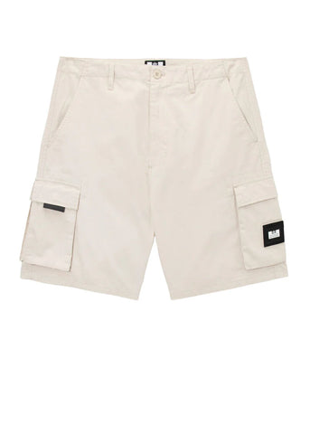 Weekend Offender Men's Cream Mascia Cargo Shorts