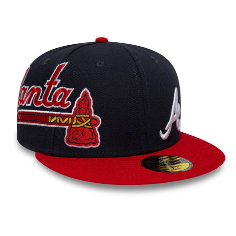 New Era Cappello unisex Atlanta Braves Multi Logo Satin Lined