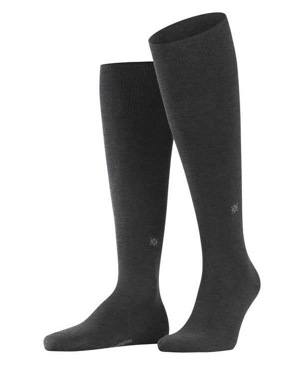 Burlington Gambaletti da uomo in Cotone Biologico Dublin grigio