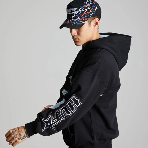 Huf Felpa da uomo con cappuccio Galaxy nera