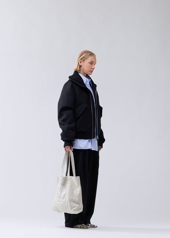 New Amsterdam Giacca bomber da uomo Wool nero