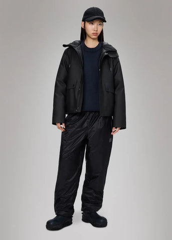 Rains Giacca impermaeabile corta da donna Nome Short Parka nera