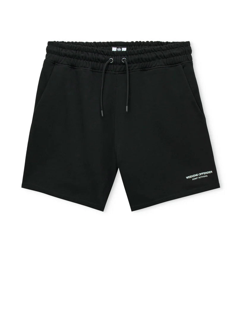 Weekend Offender Men's Mytros Black Sweat Shorts