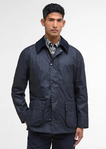 Barbour Giacca cerata da uomo Asbhy blu MWX0339NY92