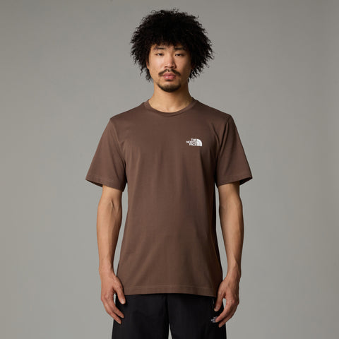 The North Face Men's Simple Dome T-Shirt Brown NF0A87NG1OI1