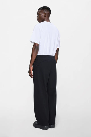 Rains Pantalone in pile da uomo Fleece nero
