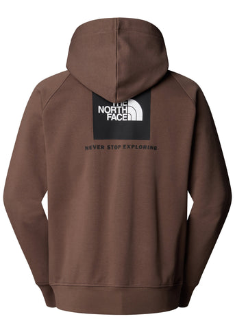 The North Face Men's Redbox Raglan Hoodie Brown