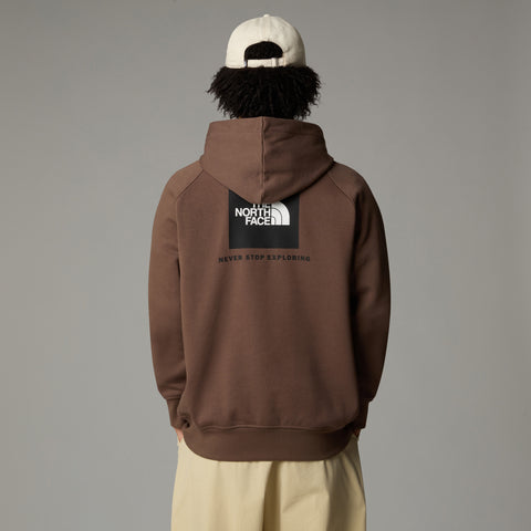 The North Face Felpa con Cappuccio da uomo Redbox Raglan Marrone