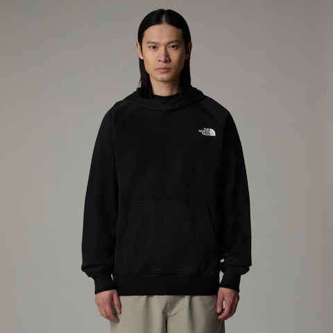 The North Face Men's Raglan Redbox Hoodie Black