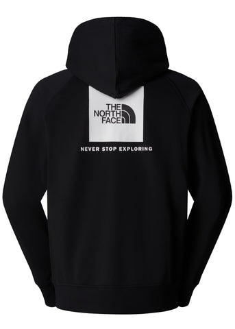 The North Face Men's Raglan Redbox Hoodie Black