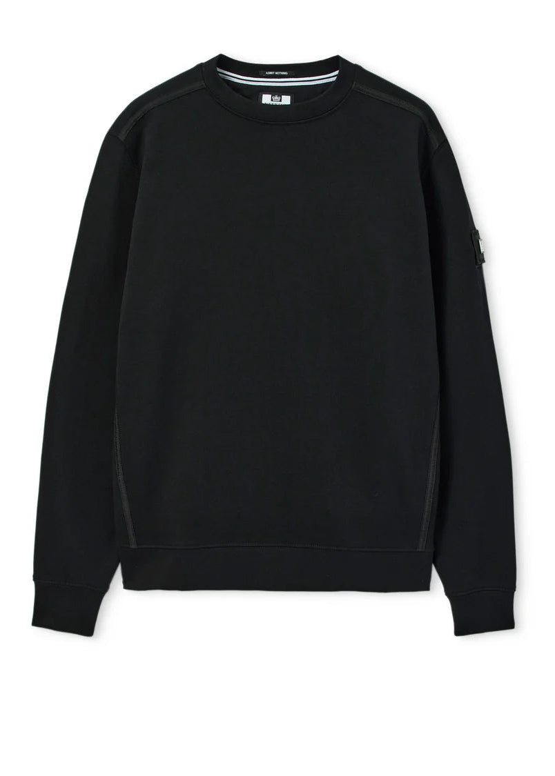 Weekend Offender Felpa girocollo da uomo Thunder nera