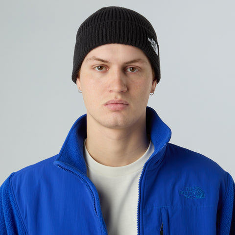 The North Face Cappellino unisex con risvolto Logo Box nero
