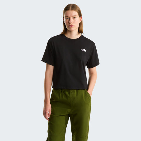 The North Face T-Shirt corta da donna manica corta simple dome nera