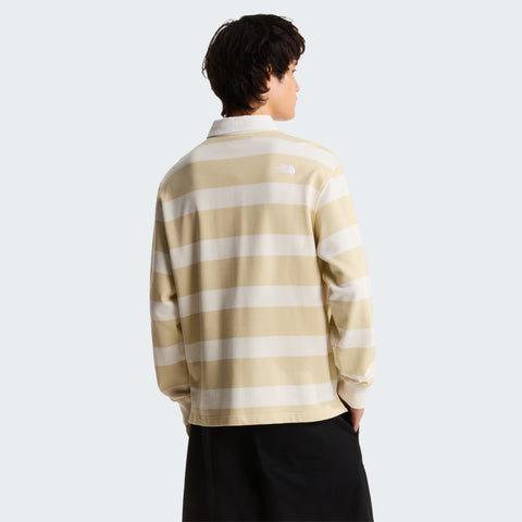 The North Face Men's Long Sleeve Striped Rugby Polo